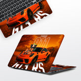 Orange GT3 RS Anime Laptop Skin